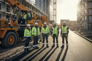 Moderne byggeprojekt ledet af byggefirma