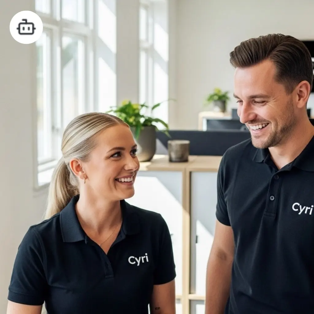 Det danske team bag Cyri AI samarbejder om at levere lokal support og ekspertise inden for chatbot-løsninger.